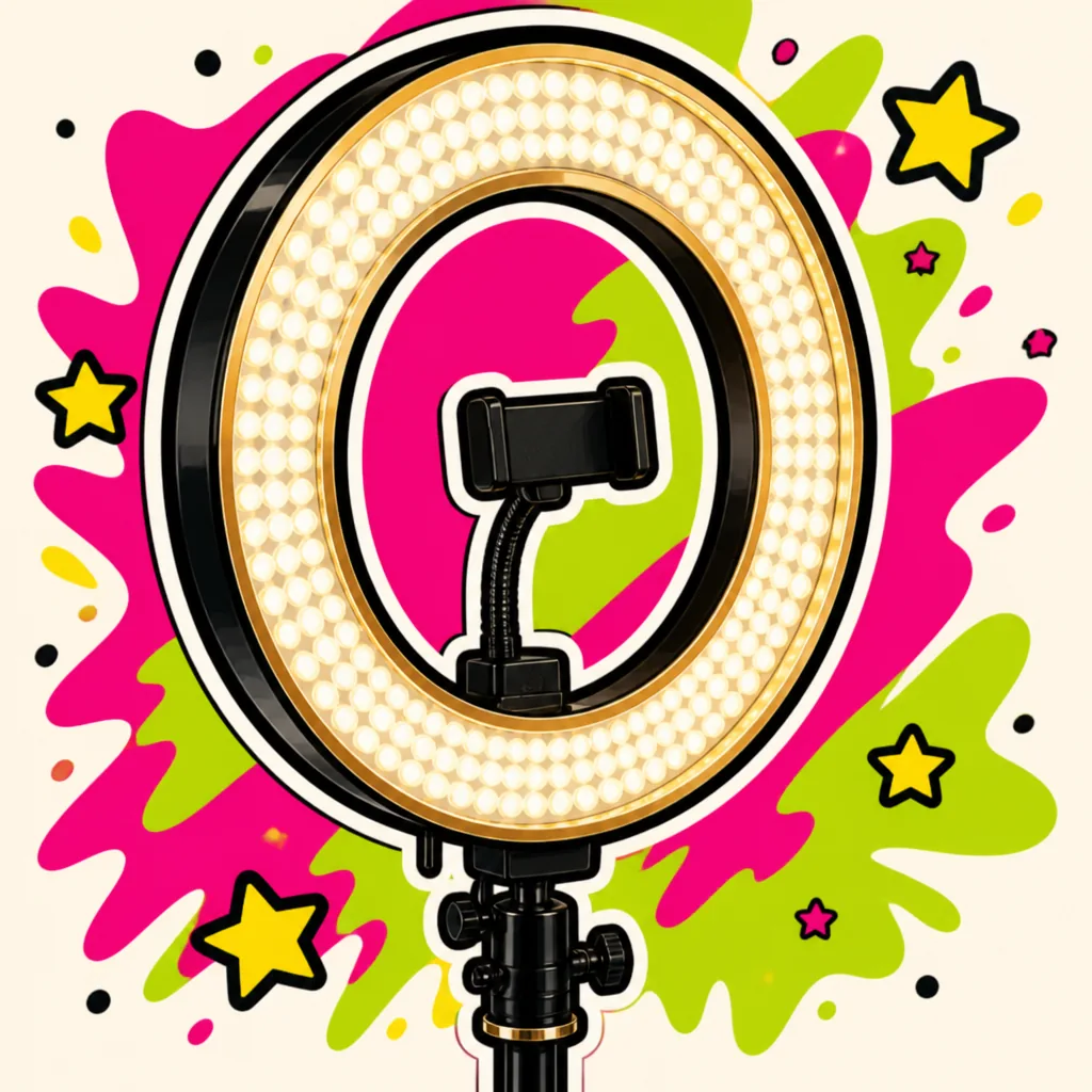 Desenho do ringlight de luxo